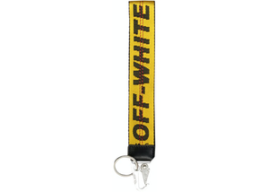 OFF-WHITE Industrial Keychain Yellow/Black/Silver