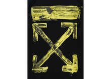 Load image into Gallery viewer, OFF-WHITE Oversized Acrylic Arrows Hoodie Black/Yellow Size  XL
