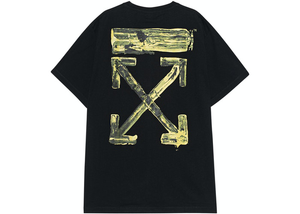 OFF-WHITE Oversized Acrylic Arrows S/S T-Shirt Black/Yellow Size L