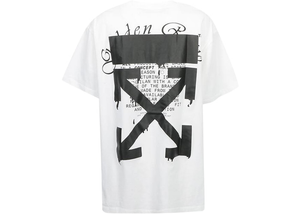 OFF-WHITE Dripping Arrows S/S Over T-shirt White Size XXS