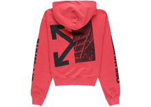 Load image into Gallery viewer, OFF-WHITE Splitted Arrows Hoodie Red/Black Size S
