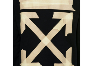 OFF-WHITE Tape Diag Arrows Sweatshirt Black/Beige Size XL