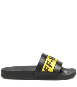 OFF-WHITE Slides Black / Yellow