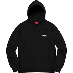 Supreme Restless Youth Hooded Sweatshirt Black Size M