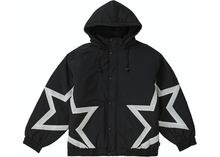 Load image into Gallery viewer, Supreme Stars Puffy Jacket Black
