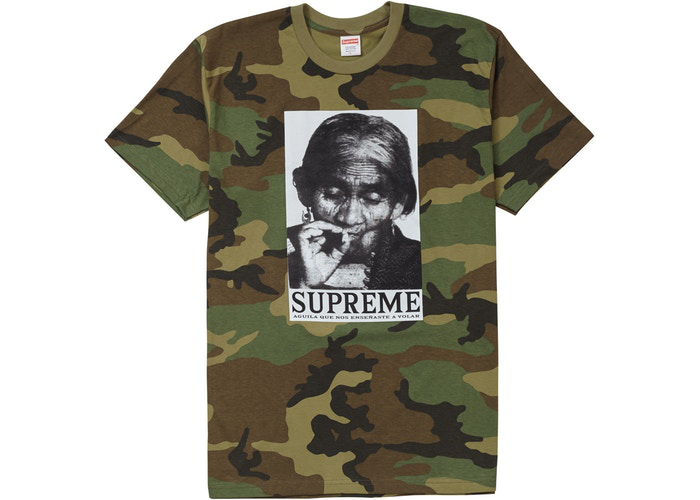 Supreme Aguila Tee Camo Size M