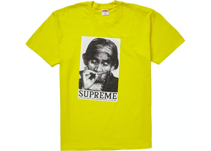 Supreme Aguila Tee Yellow Size M