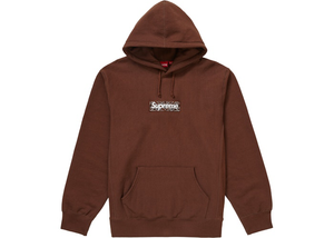 Supreme Bandana Box Logo Hooded Sweatshirt Dark Brown Size M