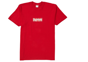 Supreme Bandana Box Logo Tee Light Red Size M