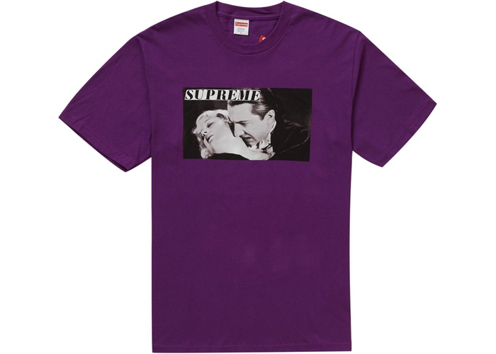 Supreme Bela Lugosi Tee Purple Size M