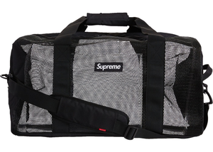 Supreme Big Duffle Bag Blue Chocolate Chip Black