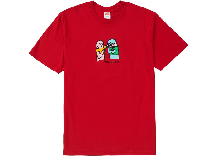 Supreme Bite Tee Red Size   L