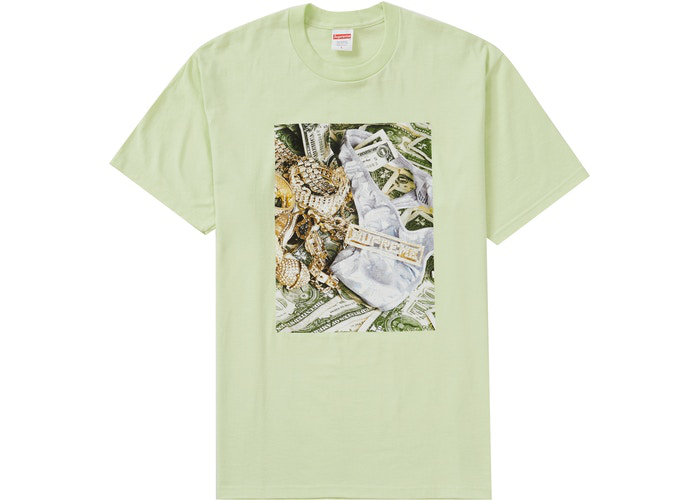 Supreme Bling Tee Pale Mint Size M