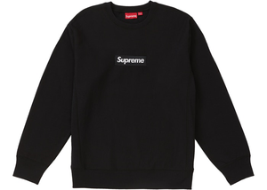 Supreme Box Logo Crewneck Black Size M