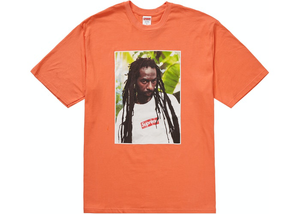 Supreme Buju Banton Tee Neon Orange Size M