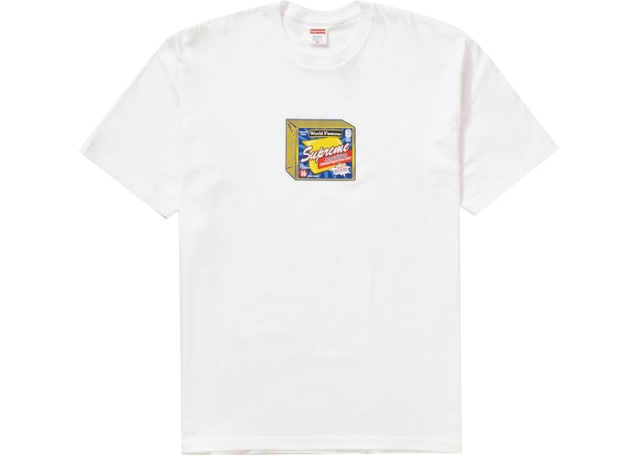 Supreme Cheese Tee White Size L / XL