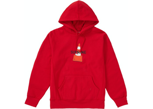 Supreme Cone Hooded Sweatshirt  Red Size M /  L