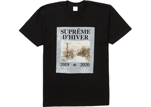 Supreme D'Hiver Tee Black Size M