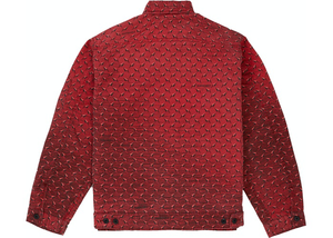 Supreme Diamond Plate Work Jacket Red Size S