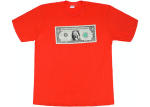 Supreme Dollar Tee Bright Orange Size XL