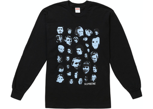 Supreme Faces L/S Tee Black Size M