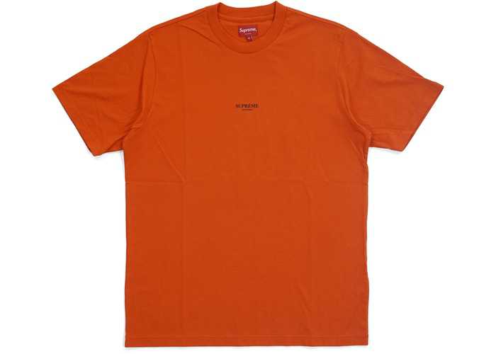 Supreme First & Best Tee Orange Size L