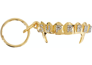 Supreme Fronts Keychain Gold