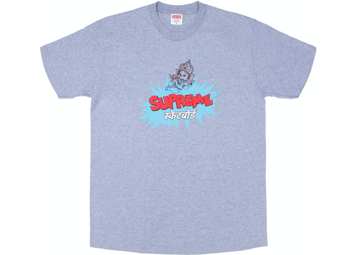 Supreme Ganesha Tee Grey Size XL