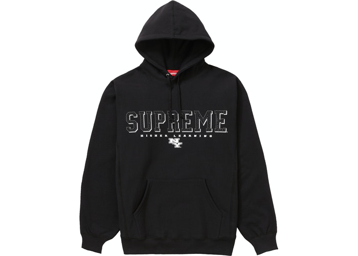 Supreme Gems Hooded Sweatshirt Black Size XL