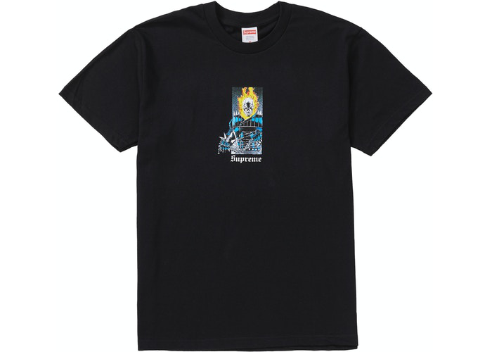 Supreme Ghost Rider Tee Black Size XL