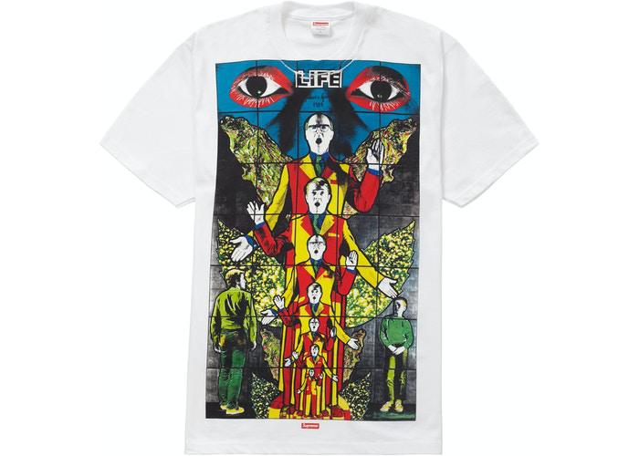 Supreme Gilbert & George LIFE Tee White Size L