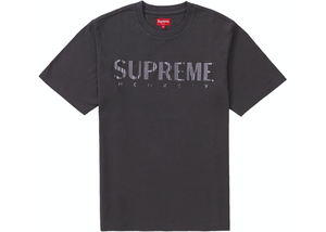 Supreme Gradient Logo Tee Dusty Black Size L