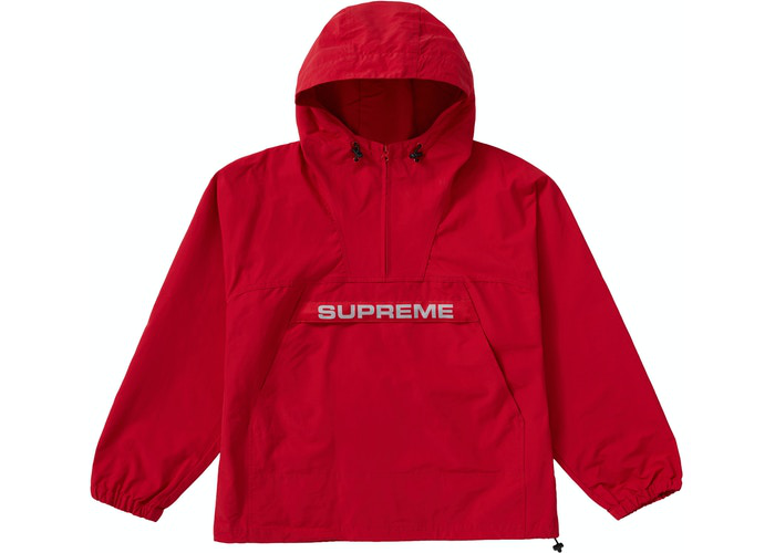 Supreme Heavy Nylon Anorak Red Size L