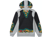 Load image into Gallery viewer, Supreme Jean Paul Gaultier Floral Print Hooded Sweatshirt Heather Grey Size M
