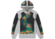 Load image into Gallery viewer, Supreme Jean Paul Gaultier Floral Print Hooded Sweatshirt Heather Grey Size M
