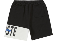 Load image into Gallery viewer, Supreme LACOSTE Logo Panel Sweatshort Black Size L
