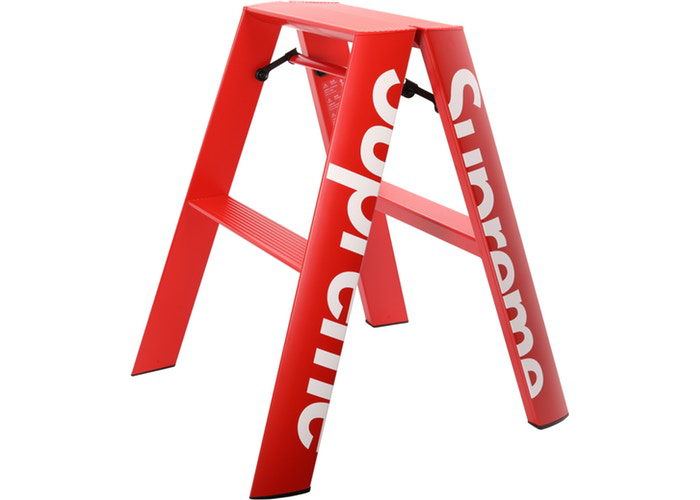 Supreme Lucano Step Ladder Red