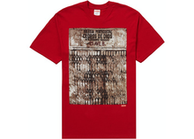 Load image into Gallery viewer, Supreme Martin Wong Iglesia Pentecostal Tee Red Size S
