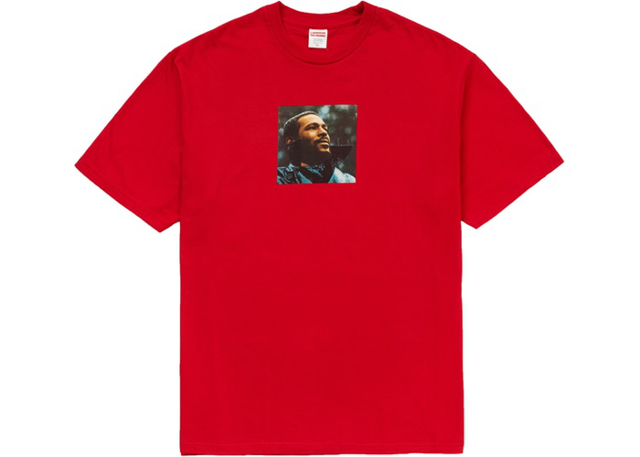 Supreme Marvin Gaye Tee Red Size L