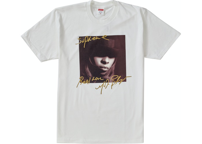 Supreme Mary J. Blige Tee White Size M