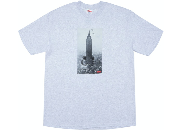 Supreme Mike Kelley The Empire State Building Tee Ash Grey Size M