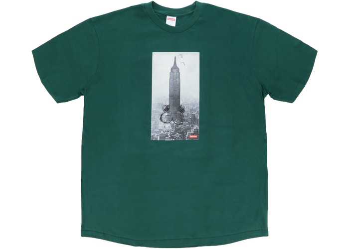 Supreme Mike Kelley The Empire State Building Tee Dark Green Size L