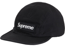 Load image into Gallery viewer, Supreme Military Camp Cap Black
