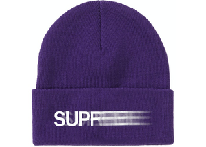 Supreme Motion Logo Beanie Purple