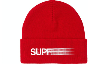 Supreme Motion Logo Beanie Red