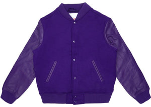 Supreme Motion Logo Varsity Jacket Purple Size S