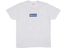 Load image into Gallery viewer, Supreme New York Yankees Box Logo Tee Navy (2015) Size L
