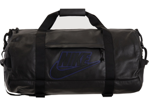 Supreme Nike Leather Duffle Bag Black