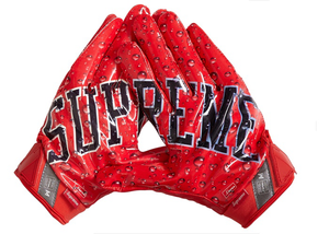 Supreme Nike Vapor Jet 4.0 Football Gloves Red Brand New Size M