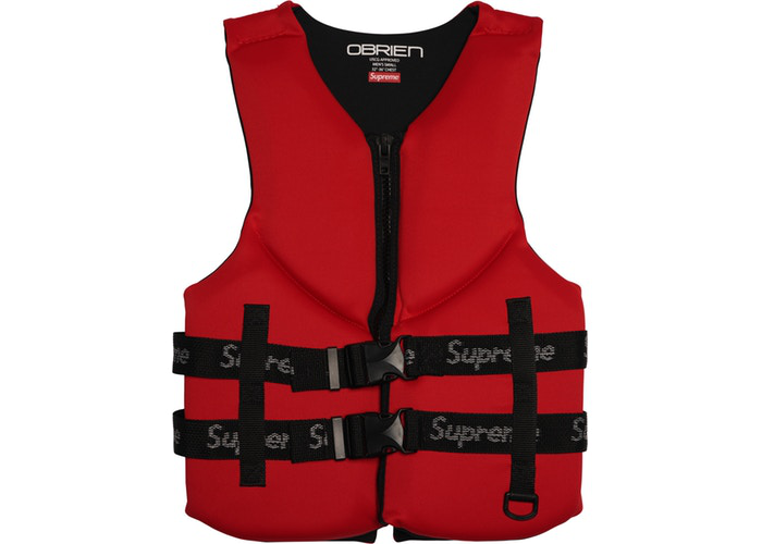 Supreme O'Brien Life Vest Red Size Large